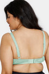 Zivame True Curv Laminated Cup Non Wired Full Coverage Super Support Bra - Aruba Blue — thumbnail 2